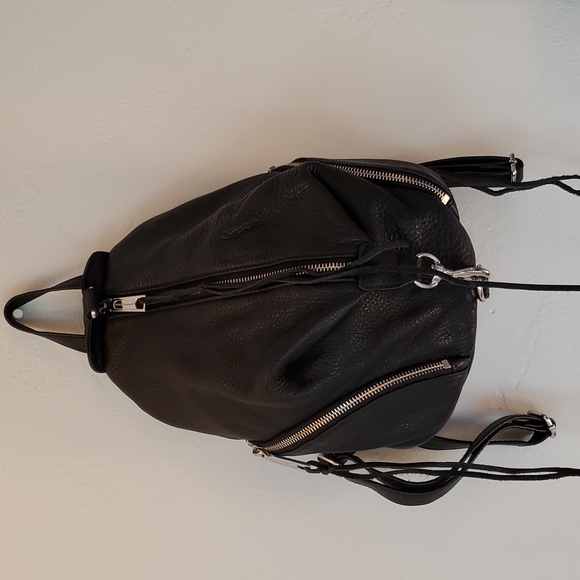 Rebecca Minkoff Black Leather Backpack - Picture 1 of 5